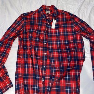 J Crew plaid Men's Medium Relaxed Fit Button Down